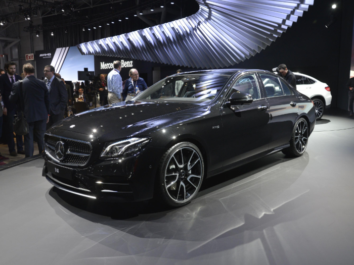 Mercedes introduced its new AMG E43 sedan at the show along with ...