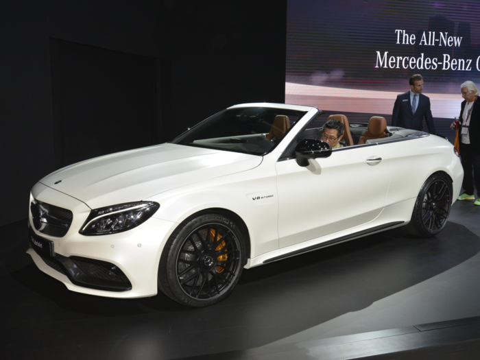 Mercedes-AMG also unveiled a new C63 Cabriolet.