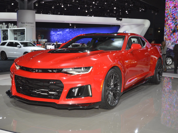 Chevrolet dazzled with its new muscle-bound Camaro ZL1.