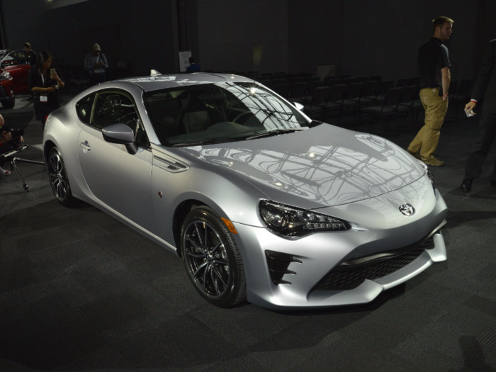 Toyota introduced a trio of new cars at the show including an updated and renamed Scion FR-S — the new 2017 Toyota 86 ...