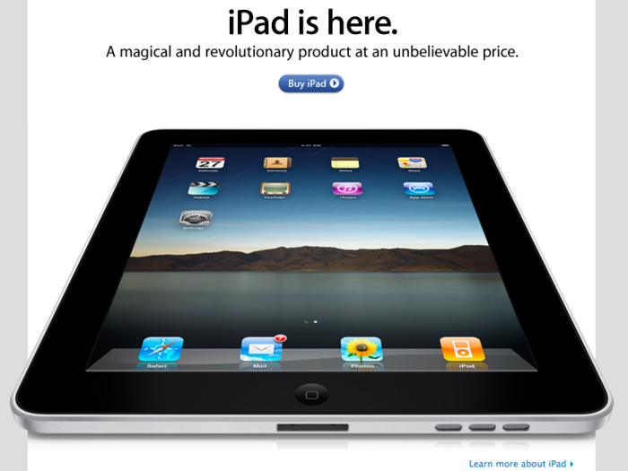 2010 — "Apple iPad TV Commercial"