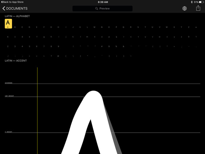 Tracing makes it easier to make uniformly sized letters, but also add some style.