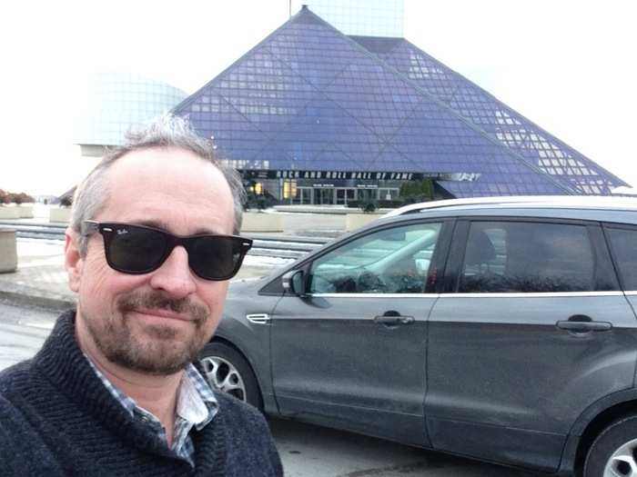 And went slightly out of my way to visit an iconic American cultural institute: The Rock and Roll Hall of Fame! Hello Cleveland!!!