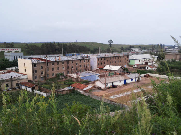 Many of the residential buildings looked run down and in need of repair.