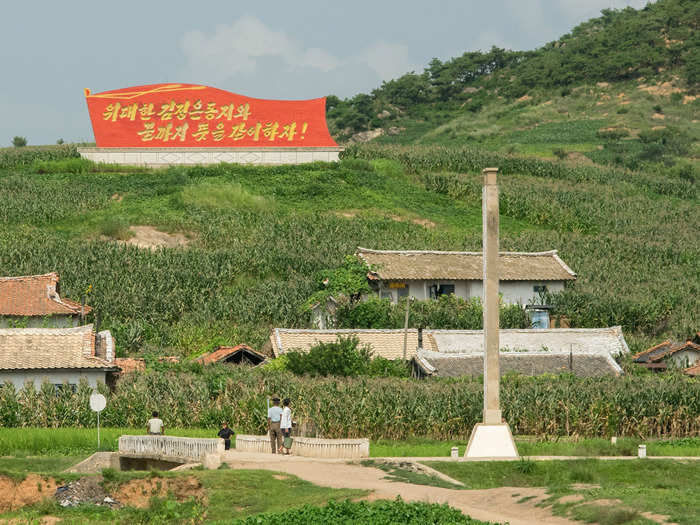 Whenever she hopped out, Chu shot photos on her phone. "DSLR is too obvious to take pictures in that condition," she says, "as people in the village were extremely vigilant."