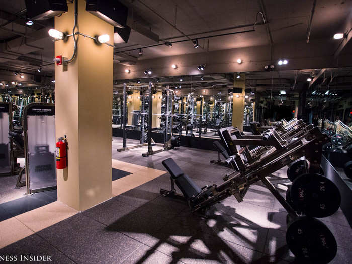 TMPL has a full room dedicated to lower body workouts. While many gyms have small sections for lower body equipment, it