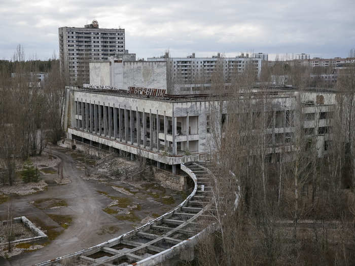 The city of Pripyat, located a little over a mile from the nuclear plant, was inhabited mostly by power plant workers and their families.