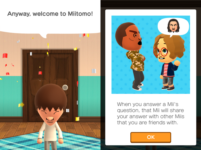 Welcome to the world of MiiTomo: Once you