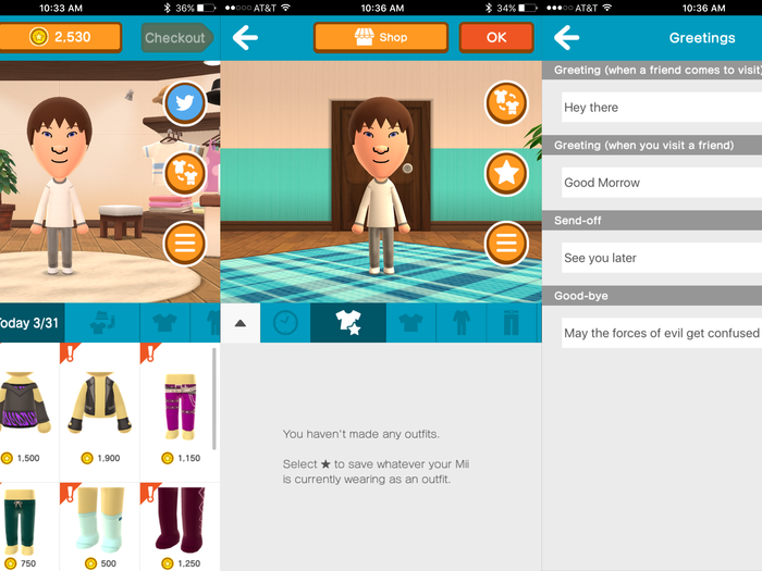 Coins allow you to further customize your Mii using MiiTomo