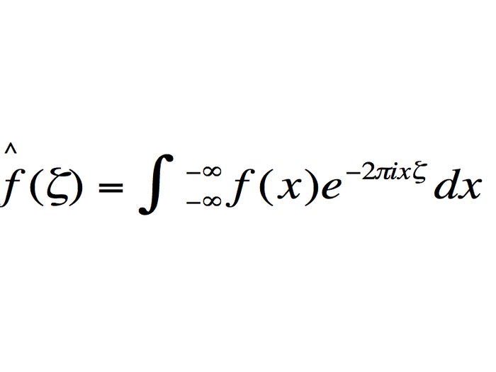 The Fourier transform