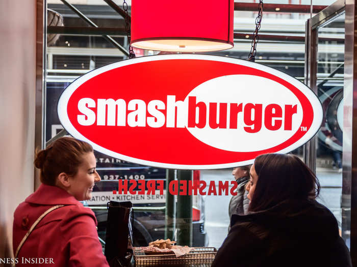 Smashburger is in 32 states and seven countries and is expanding rapidly. It offers a more adventurous burger experience than Shake Shack, but comparing the two is somewhat unfair. Shake Shack offers the basics – burgers, fries, and shakes – with very high quality, while Smashburger aims for a more complete dining experience.