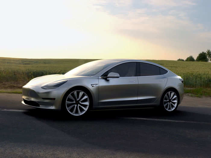 The Model 3 has a starting range of 215 miles.