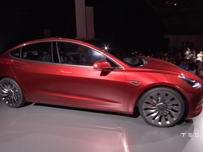 The Model 3 is a sedan, but it