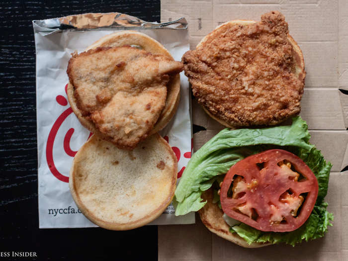 Buns off for a closer inspection: Chick-fil-A