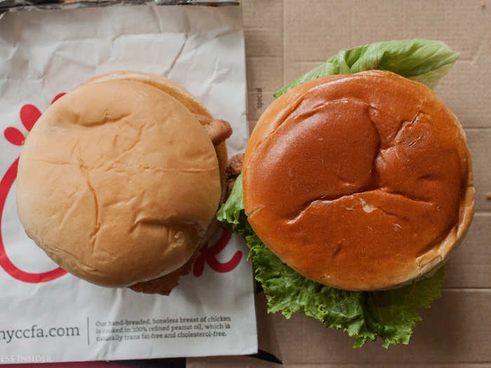 Bun quality is key here. The McDonald