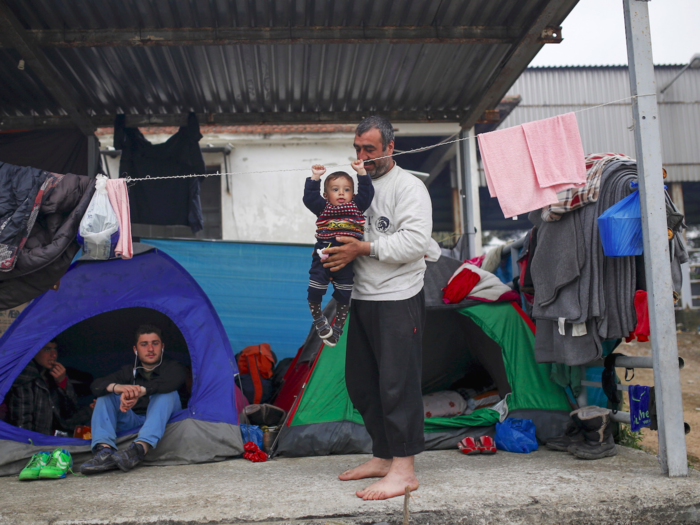 However, thousands are blocked from leaving Greece near the Macedonian border. This is because Macedonia completely closed its border with Greece — a key transit point for refugees seeking to enter the rest of Europe.