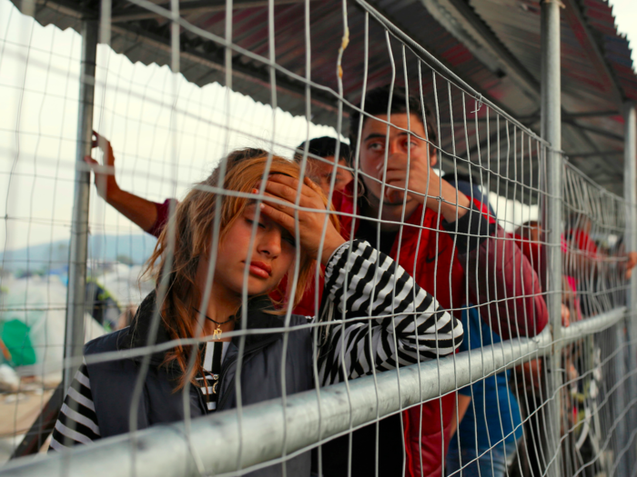 Greek officials estimate that now more than 40,000 refugees are trapped in Greece.