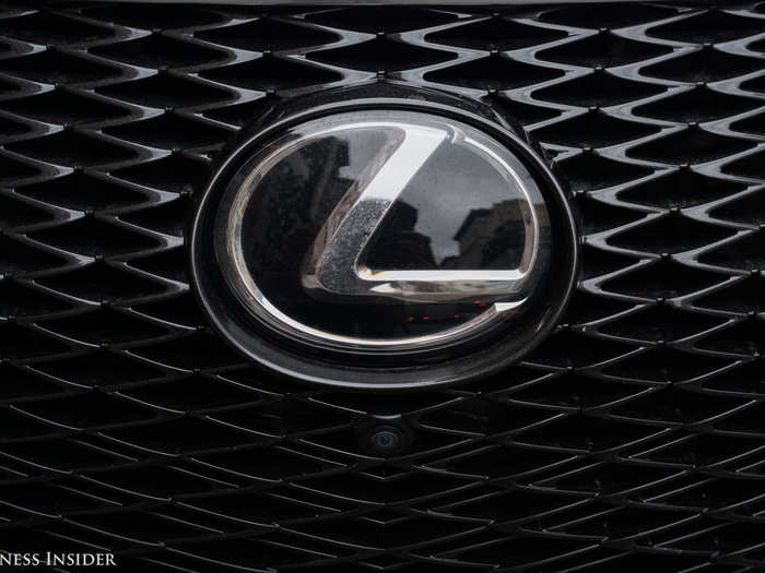 The good old Lexus badge does remind you, however, that this can