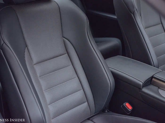 Although this is an F Sport trim, the seats aren