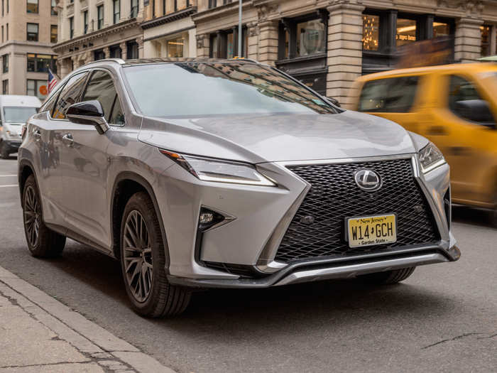 The 2016 RX 350, with a "silver lining metallic" paint job was one of those cars that tested out EXACTLY as expected. OK, the design is going to be a bit much for the 