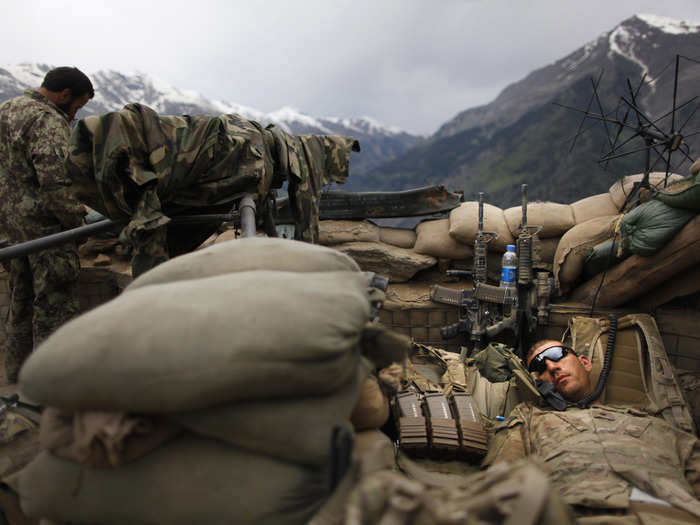 A soldier from the United States