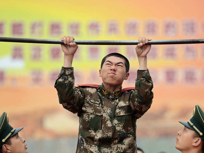 Pull-ups are necessary preparation for real-life rescue tasks.