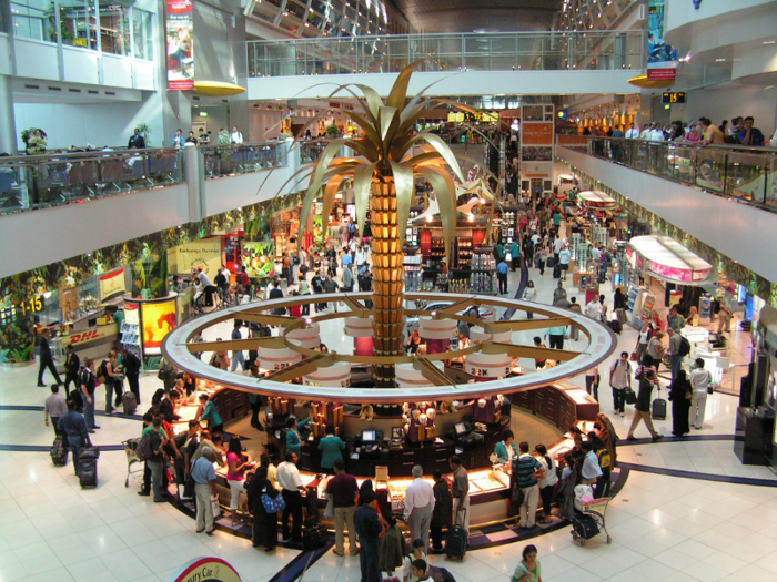 3. Dubai International Airport (DXB): 78,010,265 passengers in 2015