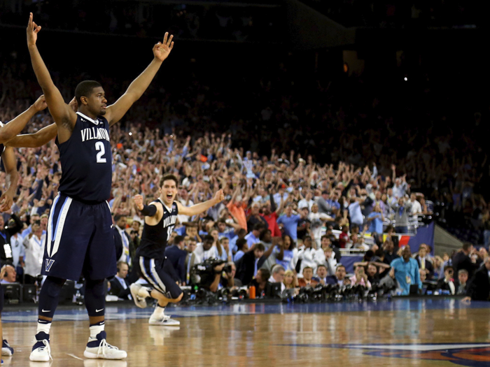 After the ball went in, Jenkins just raised his arms and seemed to soak it in until his teammates mobbed him.