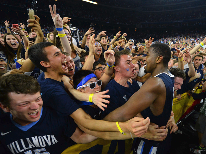 Jenkins celebrated his game-winner with the fans.