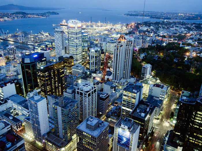 7. Auckland, New Zealand — £73 ($103.16)