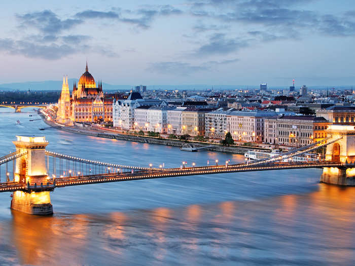 1. Budapest, Hungary — £40.34 ($57.01)