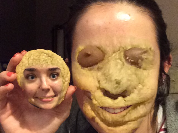 Push the software to its limits! Face swapping can also work great with inanimate objects, if they resemble a face at all. Like this cookie.