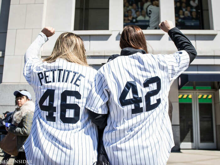 The Yankees lost their home opener for the fourth year in a row, with a final score of 3-5. But the fans still love and support their team.