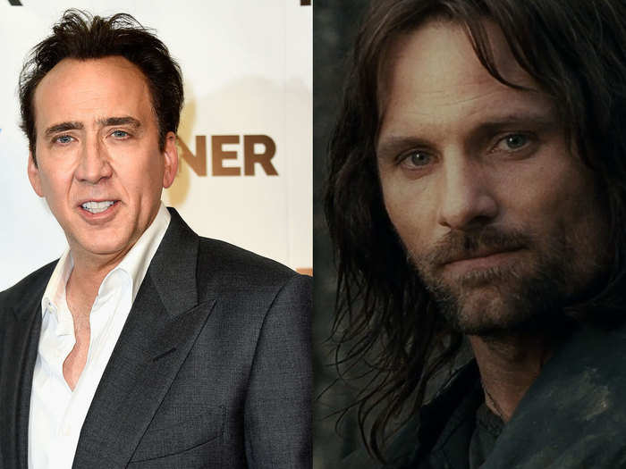 Nicolas Cage — Aragorn in "The Lord of the Rings"