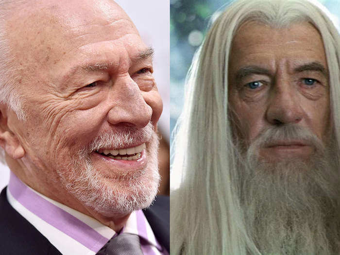 Christopher Plummer — Gandalf in "The Lord of the Rings"