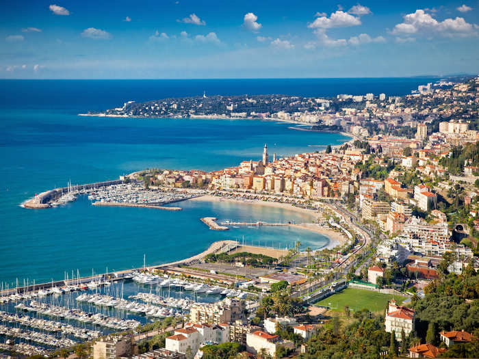 16. Sanremo, Italy — Situated on the Mediterranean coast of Liguria, the city of Sanremo is usually busy with tourists who come to visit its pebbled beaches, "exotic gardens and seaside promenades," according to Lantsman.