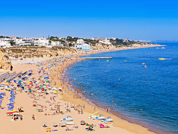 15. Albufeira, Portugal — Albufeira in the region of Algarve is a popular city for a holiday thanks to its "pastel houses, beautiful beaches, buzzing nightlife and a charming old town," Lantsman said. The nearby beach, Praia dos Pescadores, is one of the country