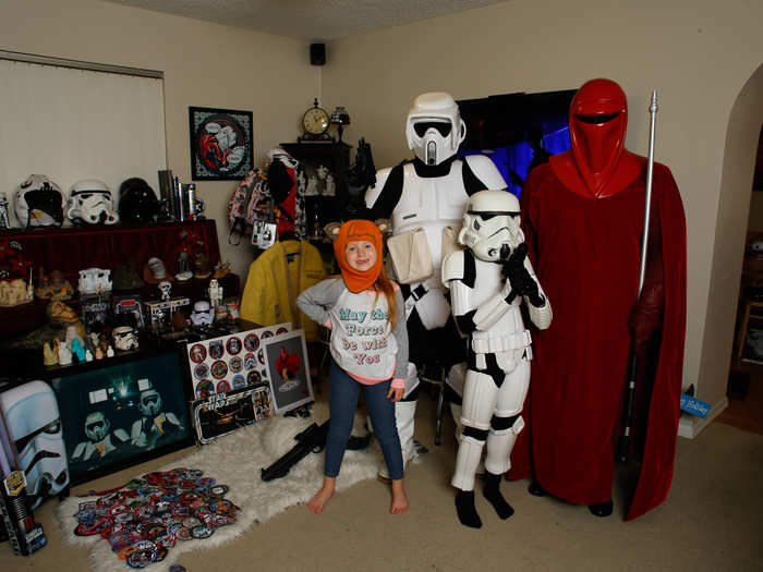 For the Pellitteris, "Star Wars" fandom is a family affair. Father Chris Pellitteri became a fan when he saw the first movie in 1977 at a drive-in — he was just 7.