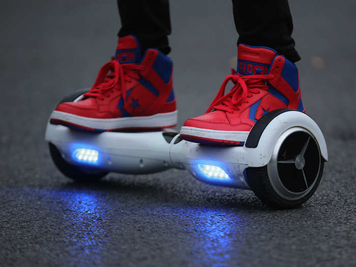 REALITY: This is what we ended up with — the hoverboard.