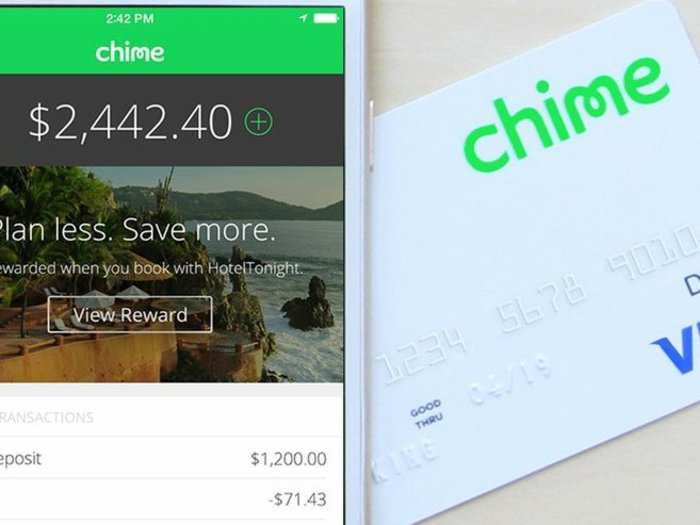 Chime wants to be the modern bank account, and it rewards you for saving.