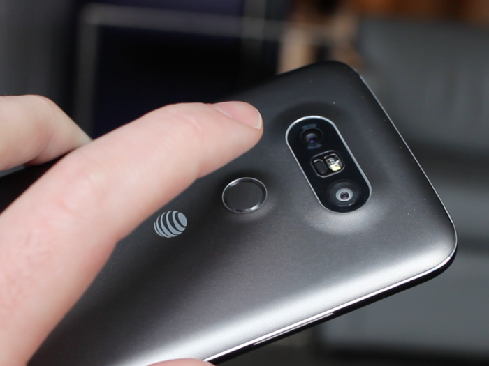 The fingerprint sensor on the back works pretty well, but it can be hard to use when you can