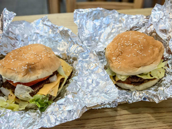 The serving sizes are, in a word, gargantuan. For those unfamiliar with Five Guys