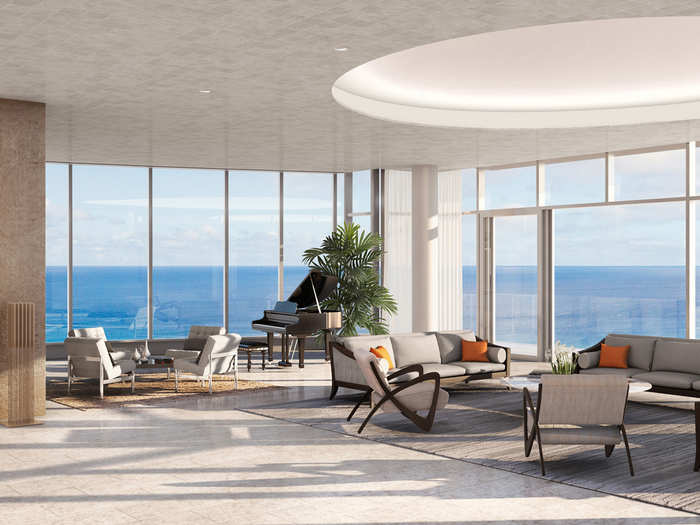 The second penthouse, at $35 million, is a six-bedroom unit on the floor below. Both penthouses — and all the residences — have unparalleled views of the island, including the Honolulu skyline and ocean at the foot of the tower.