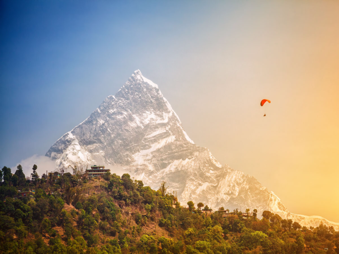 Go paragliding in Pokhara, where you