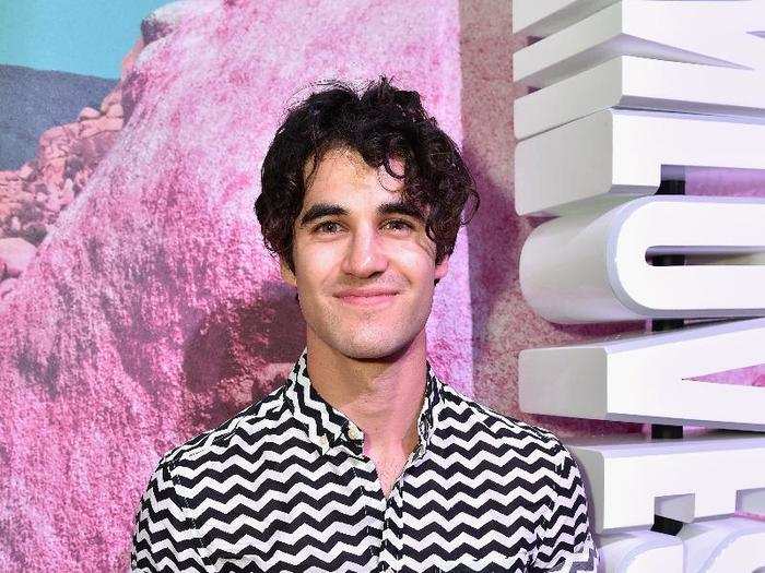 Actor Darren Criss showed up at the H&M Loves Coachella Pop UP at The Empire Polo Club.