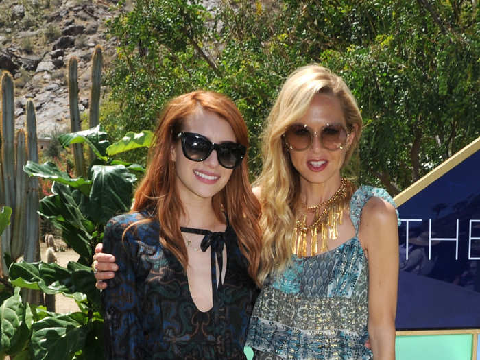 Actress Emma Roberts stood alongside stylist and reality star Rachel Zoe at ZOEasis presented by The Zoe Report and Guess in Palm Springs.