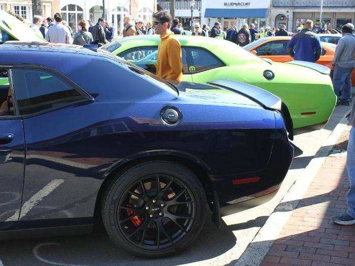 Including several Dodge Hellcats.