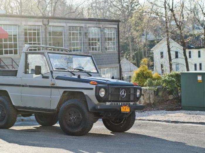 Like this beautiful, classic Mercedes-Benz Geländewagen.