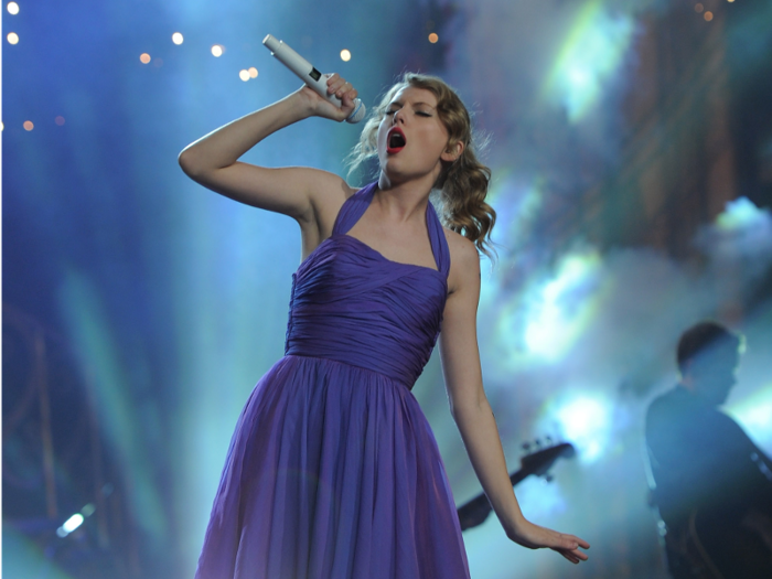 Her third album,"Speak Now," debuted at No. 1, and her tour resulted in the release of her first live album. She won two Grammys.