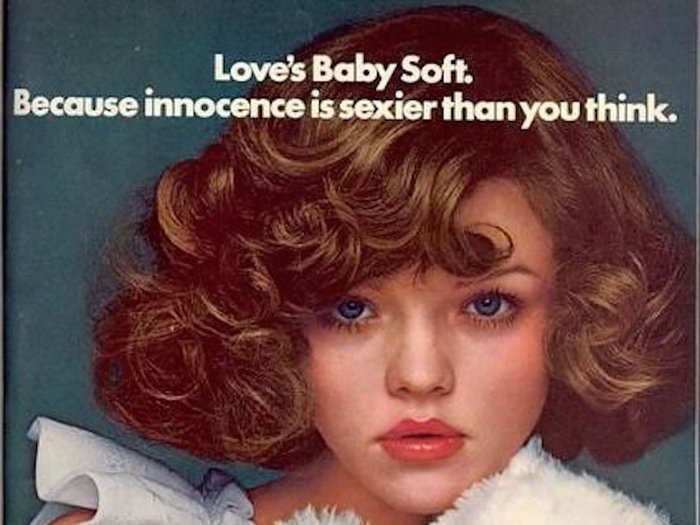 Baby Soft was not worried about sexualizing children in the 1970s.